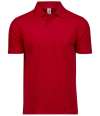T1200 1200 Tee Jays Power Organic Piqué Polo Shirt Red colour image